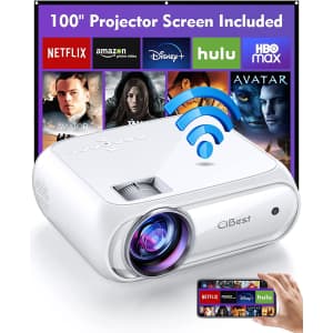CiBest WiFi Projector w/ Screen for $71 CiBest WiFi Projector w/ Screen for $71