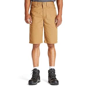 Timberland Men's Standard Work Warrior LT Shorts, Dark Wheat, 36 11 for $45