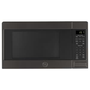GE JES1657BMTS Microwave Oven, Black Stainless Steel for $174