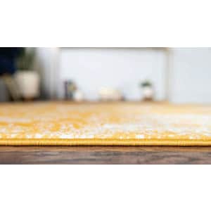Unique Loom Sofia Traditional Area Rug, 3 Feet 3 Inch x 5 Feet 3 Inch, Yellow/Ivory for $28