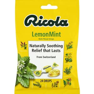 Ricola Herbal Cough Suppressant Throat Drops 24-Pack for $15