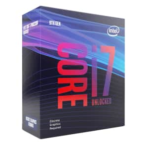 9th-Gen Intel Core i7-9700KF 3.6GHz 8-Core Unlocked CPU for $310