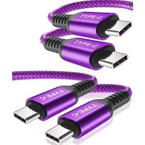 Basesailor 10-Foot USB Type-C Cable 2-Pack for $7