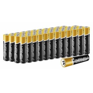 Nanfu AAA Alkaline Batteries 48-Pack for $11