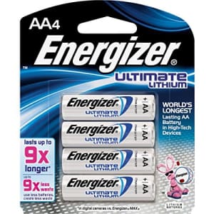 Energizer Ultimate Lithium AA Batteries for $12