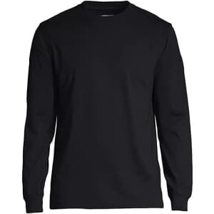 Lands' End Men's Super-T Long Sleeve T-Shirt for $18