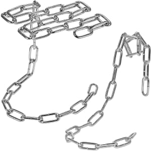 Southern Homewares Magic Floating Chain Glass Stemware Rack and Wine Bottle Holder Set for $13 Southern Homewares Magic Floating Chain Glass Stemware Rack and Wine Bottle Holder Set for $13
