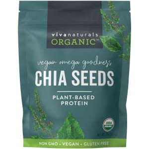 Viva Naturals Organic Chia Seeds 2-lb. Bag for $7.20 w/ Sub & Save