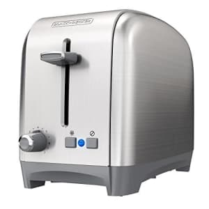 Black + Decker BLACK+DECKER 2-Slice Extra Wide Slot Toaster, Classic, Stainless Steel, TR2400SD for $35 Black + Decker BLACK+DECKER 2-Slice Extra Wide Slot Toaster, Classic, Stainless Steel, TR2400SD for $35