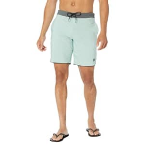 Billabong Men's Standard 73 Lo Tide Scallop Boardshort Swim Short Trunk, 19 Inch Outseam, Sage, 38 for $24