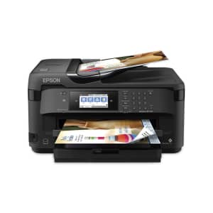 Epson WorkForce WF-7710 Wide-Format All-in-One Printer for $180