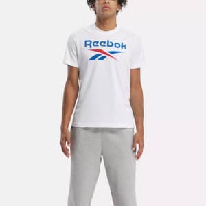Reebok Men's Identity Big Logo T-Shirt for $10