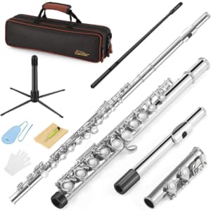 Eastar Closed Hole C Flute 16-Key Beginner Flute Set for $110
