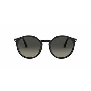 Persol PO3214S Phantos Sunglasses, Black/Gradient Grey, 53 mm for $145