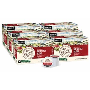 New England Coffee New England Breakfast Blend Medium Roast K-Cup Pods 12 ct. Box (Pack of 6), for $54