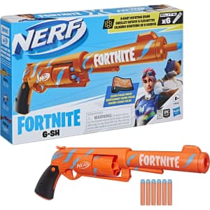 Nerf Fortnite 6-SH Dart Blaster for $15