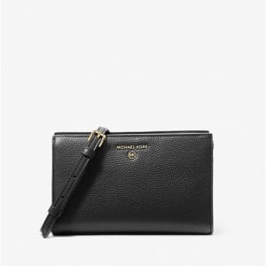 Michael Kors Valerie Medium Pebbled Leather Crossbody Bag for $69