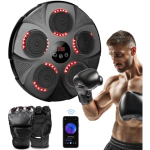 Smart LED Bluetooth Music Boxing Machine for $45