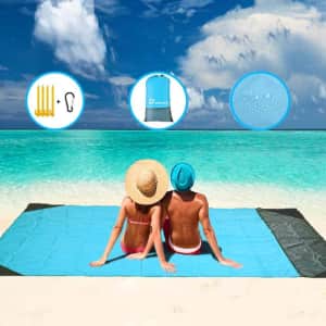 Brillirare 80" x 60" Sandfree Beach Blanket for $6 Brillirare 80" x 60" Sandfree Beach Blanket for $6