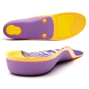 iFitna Orthotic Insoles for Plantar Fasciitis and Flat Feet for $12 w/ Prime