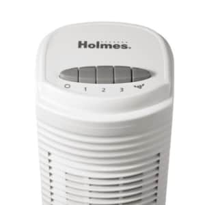 Holmes Oscillating Tower Fan with 3 Speed Settings, 31 Inch, White for $65
