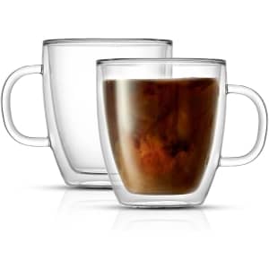 JoyJolt Savor 13.5-oz. Double Wall Insulated Coffee Mug 2-Pack for $17