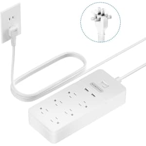 Ntonpower 2-Prong Power Strip w/ 10-Foot Cord for $12
