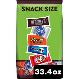 Hershey Assorted Chocolate 33.43-oz. Snack Size Variety Pack for $7.76 via Sub & Save