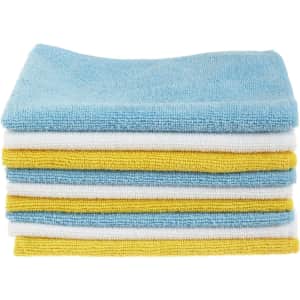 Amazon Basics Microfiber Cleaning Cloths 24-Pack for $10 w/ Sub & Save