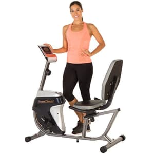 Fitness Reality R4000 Magnetic Tension Recumbent Bike with Workout Goal Setting Computer for $256