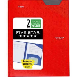 Five Star 2-Pocket Folder for $2