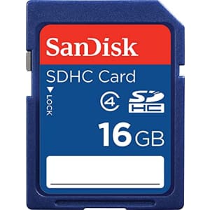 Sandisk 16Gb Standard Sd (Sdhc) Card Class 4 Sdsdb-016G-A46 for $11