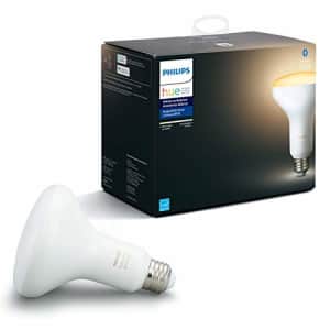 Philips Hue White Ambiance BR30 LED Smart Bulb, Bluetooth & Zigbee Compatible (Hue Hub Optional), for $30