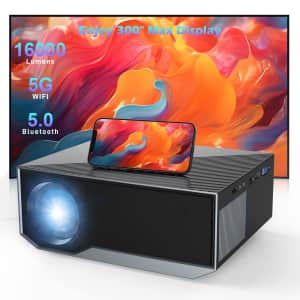 ZDK 1080p Mini Projector for $60
