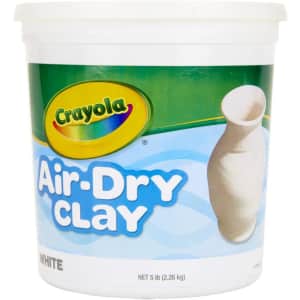 Crayola Air-Dry Clay 5-lb. Bucket for $11