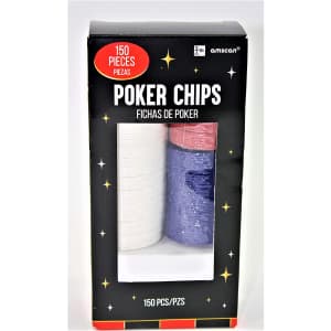 Amscan Poker Chip Set for $8