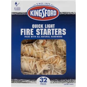 Kingsford 32-Count Fire Starters for $9.59 via Sub & Save Kingsford 32-Count Fire Starters for $9.59 via Sub & Save