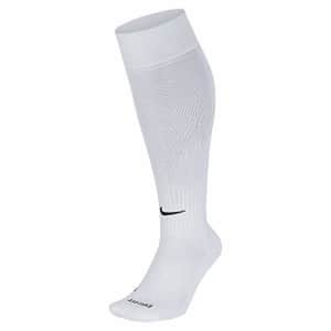 Nike Academy Over-The-Calf Soccer Socks, White/Black, X-Large for $12 Nike Academy Over-The-Calf Soccer Socks, White/Black, X-Large for $12