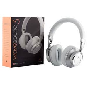 PAWW PW-WS03-WH WaveSound 3 Bluetooth Over-Ear Headphones with Microphone (White) for $100