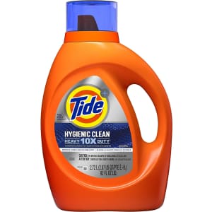 Tide Hygienic Clean Heavy 10x Duty 92-Oz. Liquid Laundry Detergent for $13