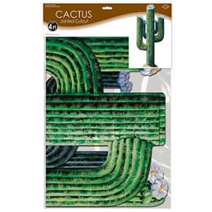 Beistle Jointed Cactus Cut Out Wall Decoration For Cinco De Mayo Fiesta Theme Party Supplies Wild for $13