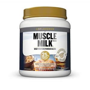 Muscle Milk 100% Whey Protein Powder Blend, Unflavored, 25g Protein, 1 Lb for $37