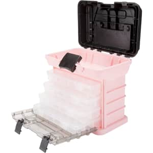 Stalwart Parts & Crafts Rack Style Tool Box w/ 4 Organizers for $26