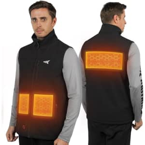 KastKing Men's / Women's Calido Electric Heated Soft Shell Vest for $26