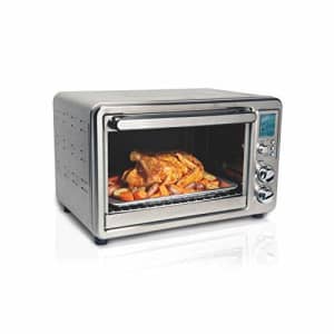 Hamilton Beach Digital Convection Countertop Toaster Oven with Rotisserie, Large 6-Slice, Stainless for $130