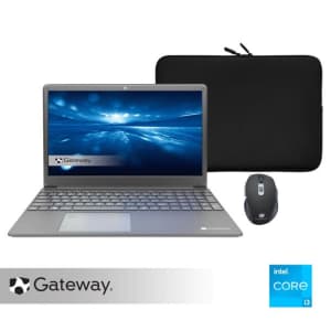 Gateway 11th-Gen. i3 15.6" Laptop w/ Case & Wireless Mouse for $149