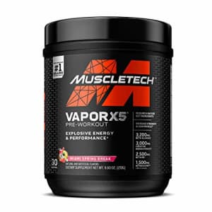 Pre Workout Powder | MuscleTech Vapor X5 | Pre Workout Powder for Men & Women | PreWorkout Energy for $20