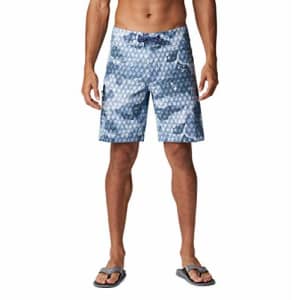 Columbia PFG Offshore II Board Shorts, Stain Repellent, Quick Drying, Tarpon Camo, 28 for $51