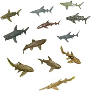 Wild Republic Shark Toys, Nature Tube, Aquatic Animal, Shark Party Supplies, Ocean Toys, Kid Gifts, for $17