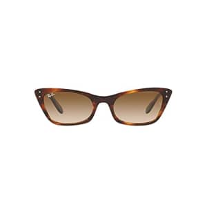 Ray-Ban RB2299 Lady Burbank Sunglasses, Striped Havana/Clear Gradient Brown, 52 mm for $144